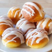 Box Of Classic Vanilla Glaze Doughnut Holes · Melt in your mouth 