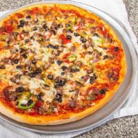 Mama'S Special · green pepper, olives, mushrooms & onions.