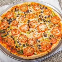 Veggie Pizza With Feta · 