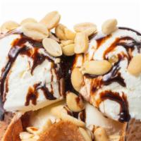 Nutty Squirrel (Pint) · Our signature peanut butter and caramel gelato with sea salt, chocolate flecks, and a ribbon...