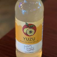 Moshi Yuzu Sparkling Drink · Made with Japanese real yuzu juice.