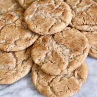 Vegan Snickerdoodle Cookies · Soft-baked, filled and rolled with cinnamon-sugar. These cookies stay good at room temperatu...