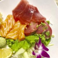 Tuna, Hamachi And Salmon · 