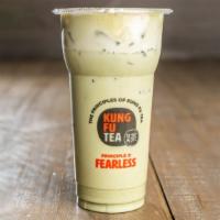 Matcha Milk (Large) · Japanese matcha green tea and fresh lactaid milk. Creamy and fragrant.