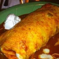 Enchilada Burrito · Popular. Chicken, steak, ground beef, picadillo or pork burrito stuffed with cheese, guacamo...
