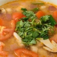 Tom Yum Goong · Spicy & Sour Soup with Shrimps.