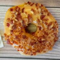 Maple Bacon · Bacon bits on maple frosting.