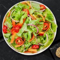 Edge Of Garden Salad · (Vegetarian) Romaine lettuce, cherry tomatoes, carrots, and onions dressed tossed with lemon...