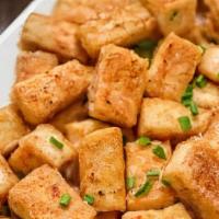Fried Tofu · Deep fried fresh tofu served with Thai sweet sauce.