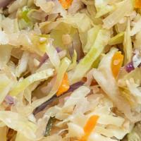 Veggie Chop Suey  Arepa · arepa filled with sauteed carrot, cabbage, onion, sweet pepper, .