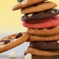 Half Dozen Cookies · HALF DOZEN FRESHLY BAKED COOKIES OF YOUR CHOICE.