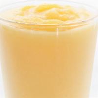 Pineapple Peach Smoothie · Pineapples, Peaches, Apple Juice