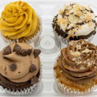 Vegan 4-Pack Cupcake Assortment · Naturally gluten-free! A vegan assortment of our flavors of the day.