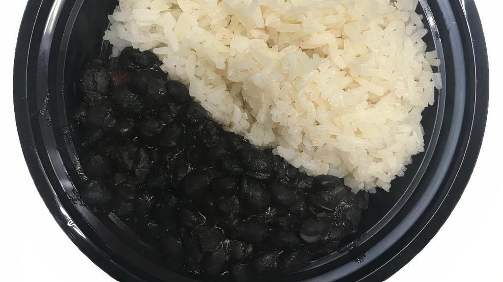 Side Black Bean & Rice · Black beans and rice.