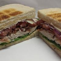 T-Town Sandwich · 1/4 lb. Turkey, bacon, pepper jack cheese, green leaf, Roma tomato, red onion, and our spicy...