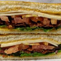 Tucson Lt Sandwich · Boar's head bacon, green leaf lettuce, Roma tomato, pepper Jack cheese, and spicy T-Town may...