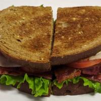 Blt Sandwich · Boar's Head bacon, green leaf lettuce, Roma tomato, and mayonnaise on your choice of toasted...
