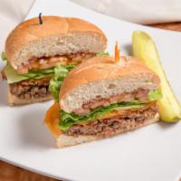 Gold Rush B.B.Q. Burger · Burger, cattlemen's award-winning gold barbeque sauce, bacon, Vermont yellow Cheddar cheese,...