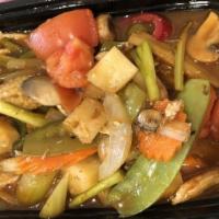 Sweet & Sour Chicken · Sliced chicken sautéed in our own special sweet and sour sauce with pineapple and mixed vege...