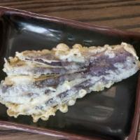Eggplant Tempura · Japanese eggplant tempura.
