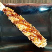Ebi Fry (Breaded Shrimp) · Crunchy panko breaded fried tiger shrimp.  1 piece per order.