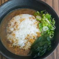 Curry Rice Bowl · Steamed white rice served with our beef curry sauce to top (Japanese curry rice).