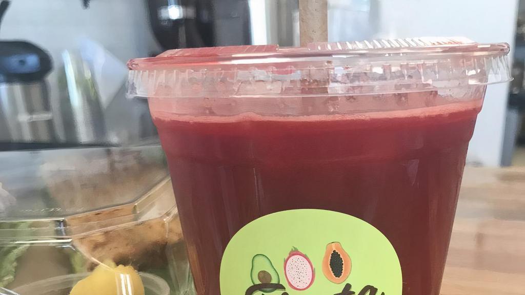 Glowing Skin · Organic beets, carrots, orange and ginger.