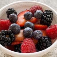 Fruit Cup · Raspberries, Strawberries, Blueberries, & Blackberries