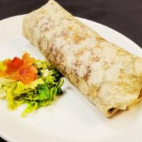 Burritos · Single piece. Filled with your choice of asada, carnitas, pastor, shredded chicken or beef o...