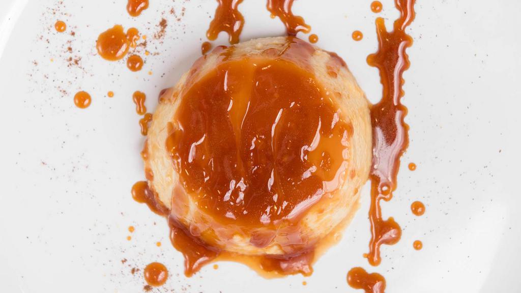 Caramel Flan · Flan drizzled with caramel.