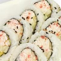 90210 · California roll with real crab meat.