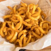 Curly Fries · Lightly Salted & Extra Curly.