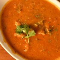 Chicken Curry-D · Gluten free and Dairy free. Chicken morsels cooked in a traditional curry sauce.