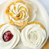 Tartaletas / Tartlettes · Base de pastel relleno con mermelada de frutas