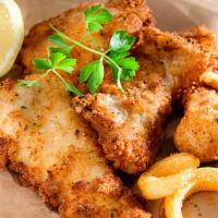 Fried Catfish · Two big Munchie seasoned Catfish deep fried to perfection! Available in lemon pepper, garlic...