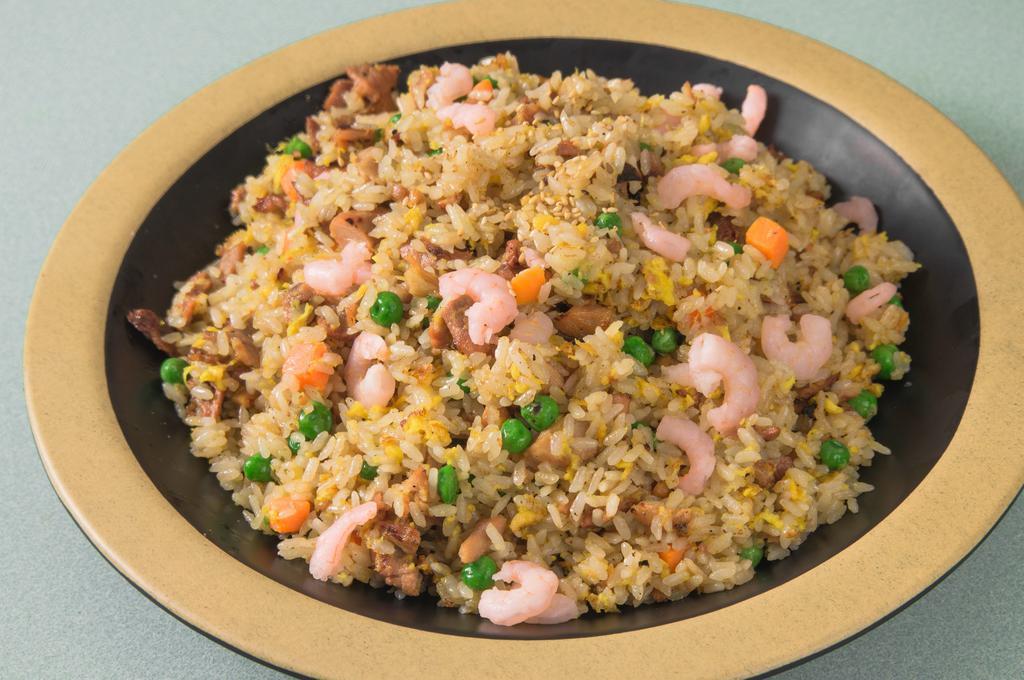 House Fried Rice · Chicken, beef, pork, and shrimp.