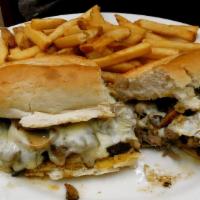 Philly Cheesesteak With Fries · 