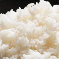 White Rice · Warm white rice.