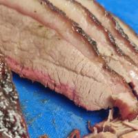 Brisket · Slow smoked and perfectly seasoned with our own unique blend