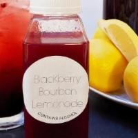 Blackberry Bourbon Lemonade · House infused blackberry bourbon & farm blackberry simple syrup shaken w/ hand squeezed lemo...