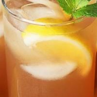 The Daly Peach · A peachy twist on the classic John Daly! Fresh made lemonade & iced tea w/ a double shot of ...