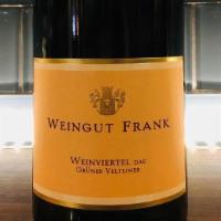 Gruner Veltliner, Weingut Frank , Austria. 2020 · Grüner Veltliner is the signature grape of Austria. Dry, delicate, with a tingly finish, thi...
