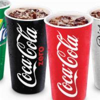 20 Oz Fountain Soda · Your choice of Coke, Diet Coke, Root Beer, or Sprite