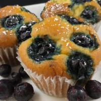 Blueberry Protein Muffins (3) · Almond flour, Plant protein, Coconut oil, Organic honey, Organic eggs, Blueberries.
*Gluten ...