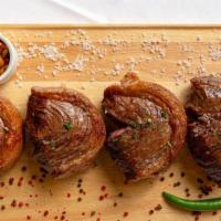 Picanha (House Special) · A Brazilian favorite cut, it is a prime cut of the top sirloin. Lightly seasoned with rock s...