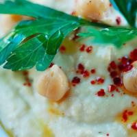 Hummus App · Garbanzo Beans _ Garlic - Tahini - Lemon Juice - Pita Bread (2)