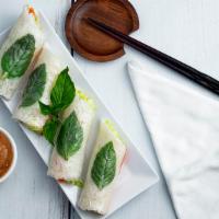 Fresh Spring Rolls (4) · New. Gluten-Free. Comes with Peanut Sauce or Sweet n Sour Fish Sauce.