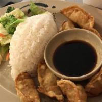 Teriyaki Chicken /Gyoza · Boneless, skinless chicken marinated and grilled in our own special sauce.