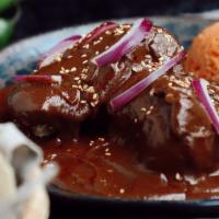 Mole Chicken Or Carnitas · OUR FAVORITE!!! DELICIOUS MOLE MADE WITH GRANDMA'S RECIPE, TRY ON CHICKEN OR CARNITAS. This ...