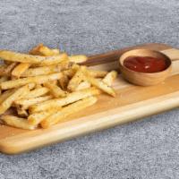 House Fries · A fav for sure! Idaho potatoes fried until golden crisp. Your choice of seasoning.